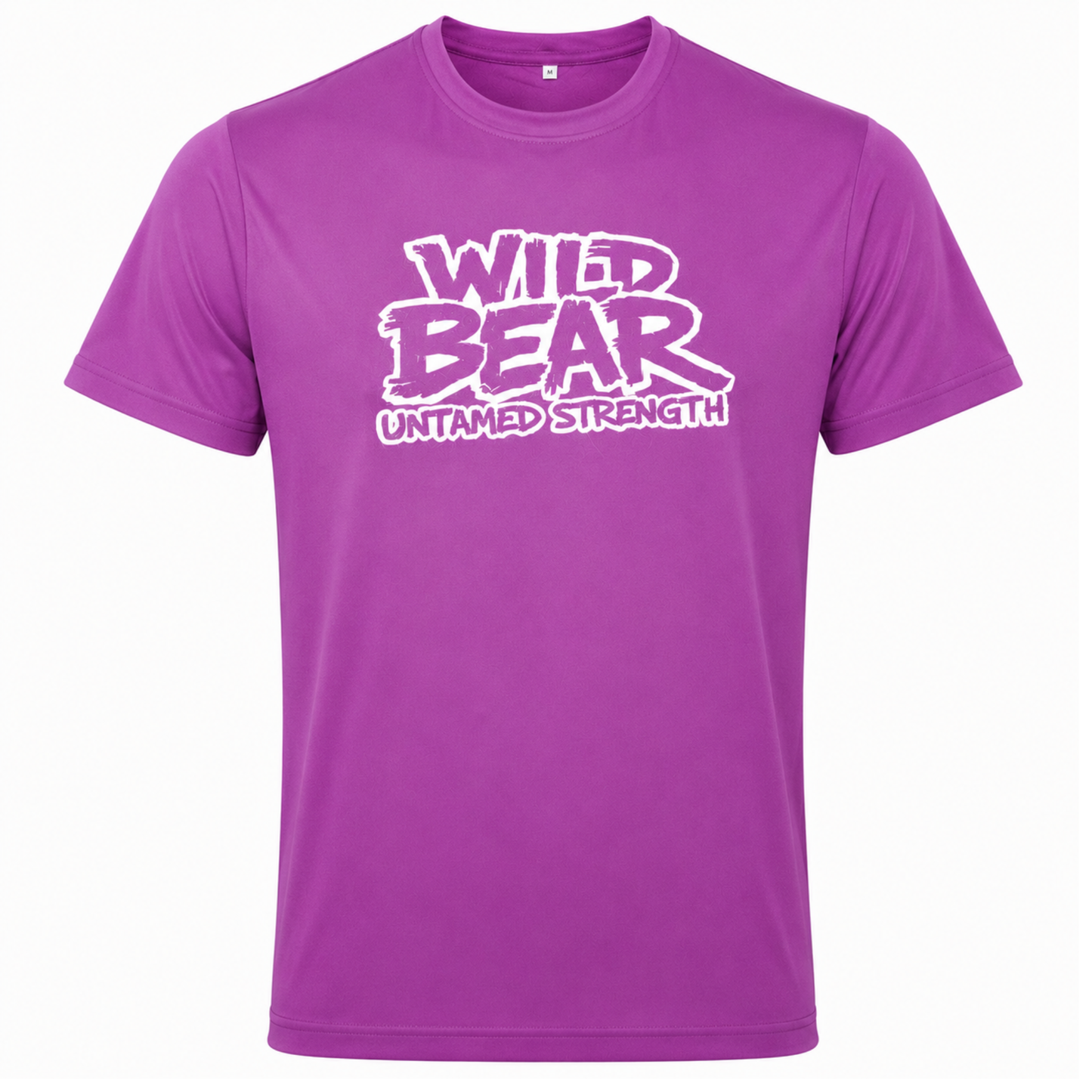 WILDBEAR - Standard Adult Sports Tech T Shirt V2 (Multiple Colours - White Logo)