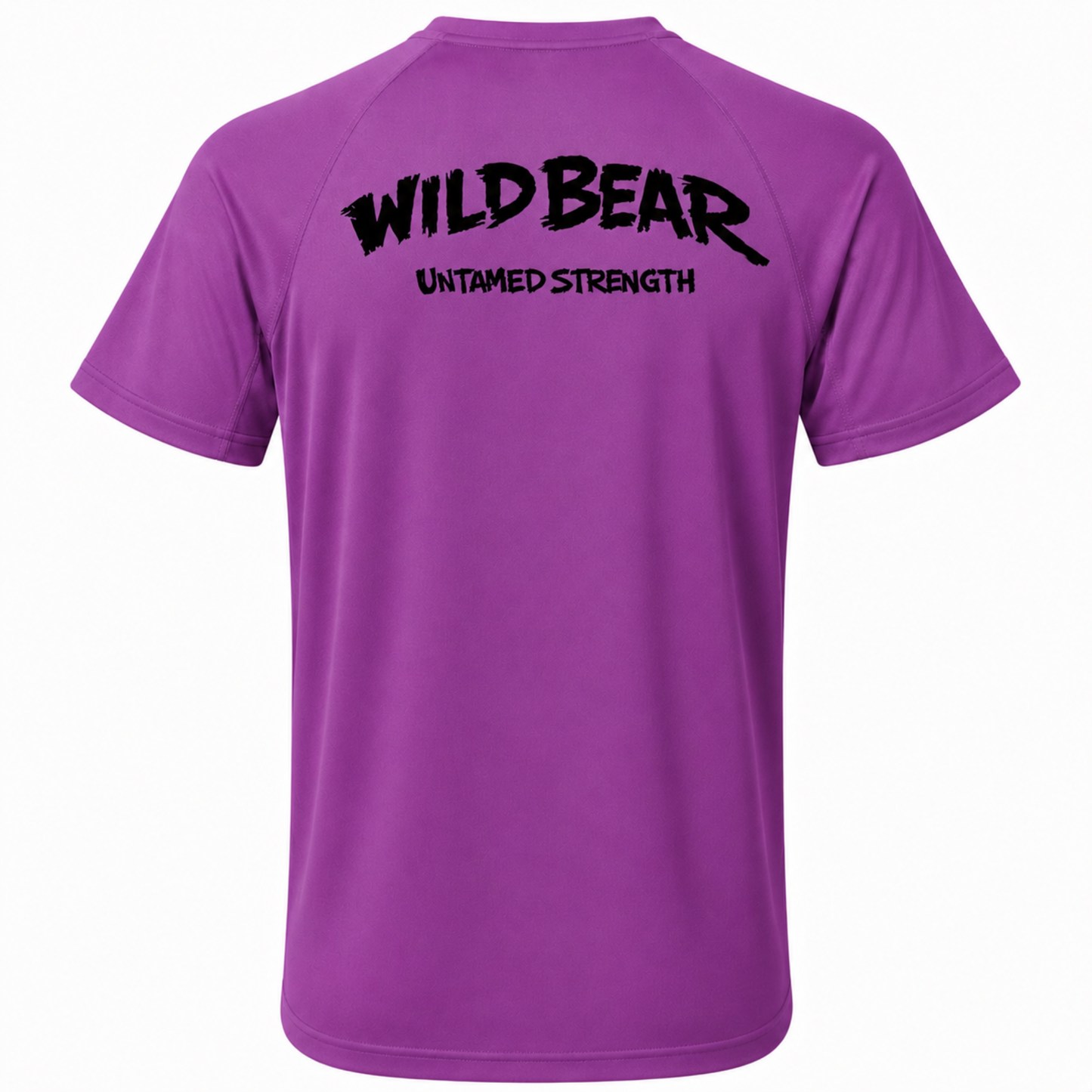 WILDBEAR - Standard Adult Sports Tech T Shirt (Multiple Colours - Black Logo)