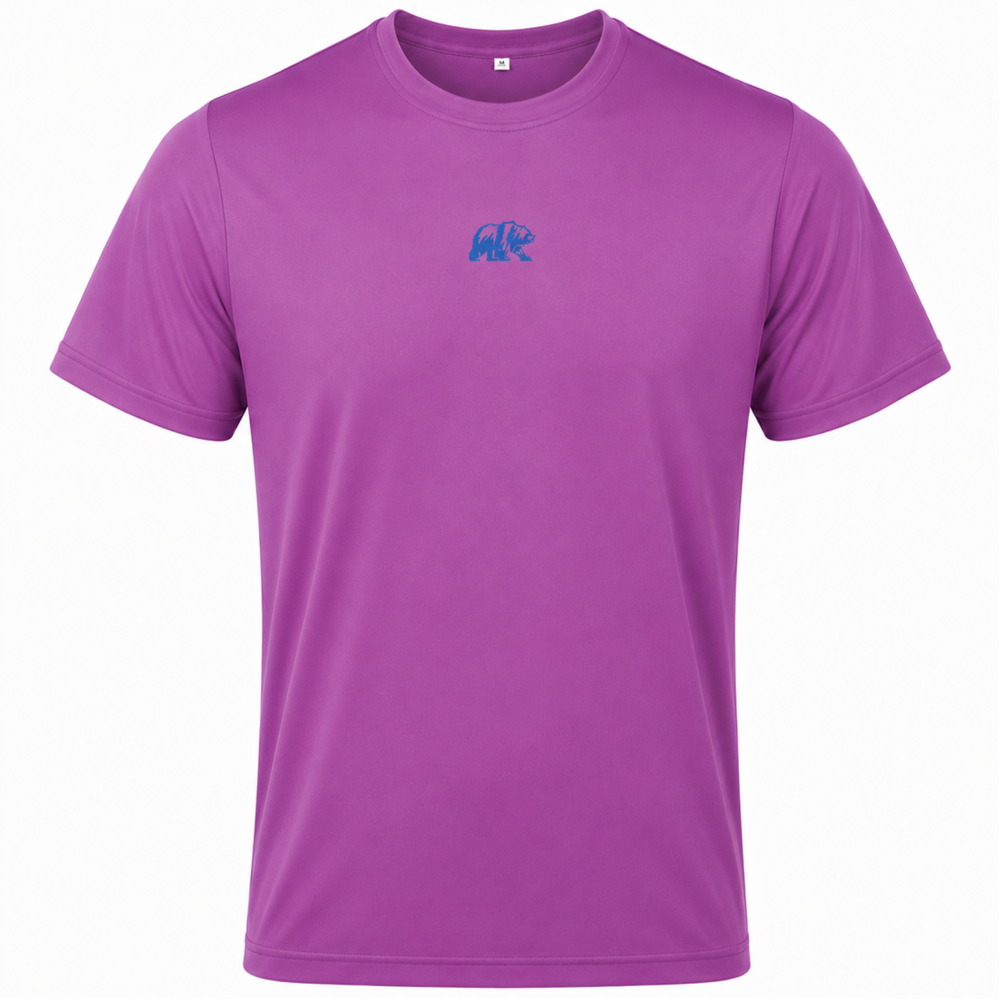 WILDBEAR - Standard Adult Sport Tech T Shirt - Untamed Strength (Multiple Colours - Blue Logo)