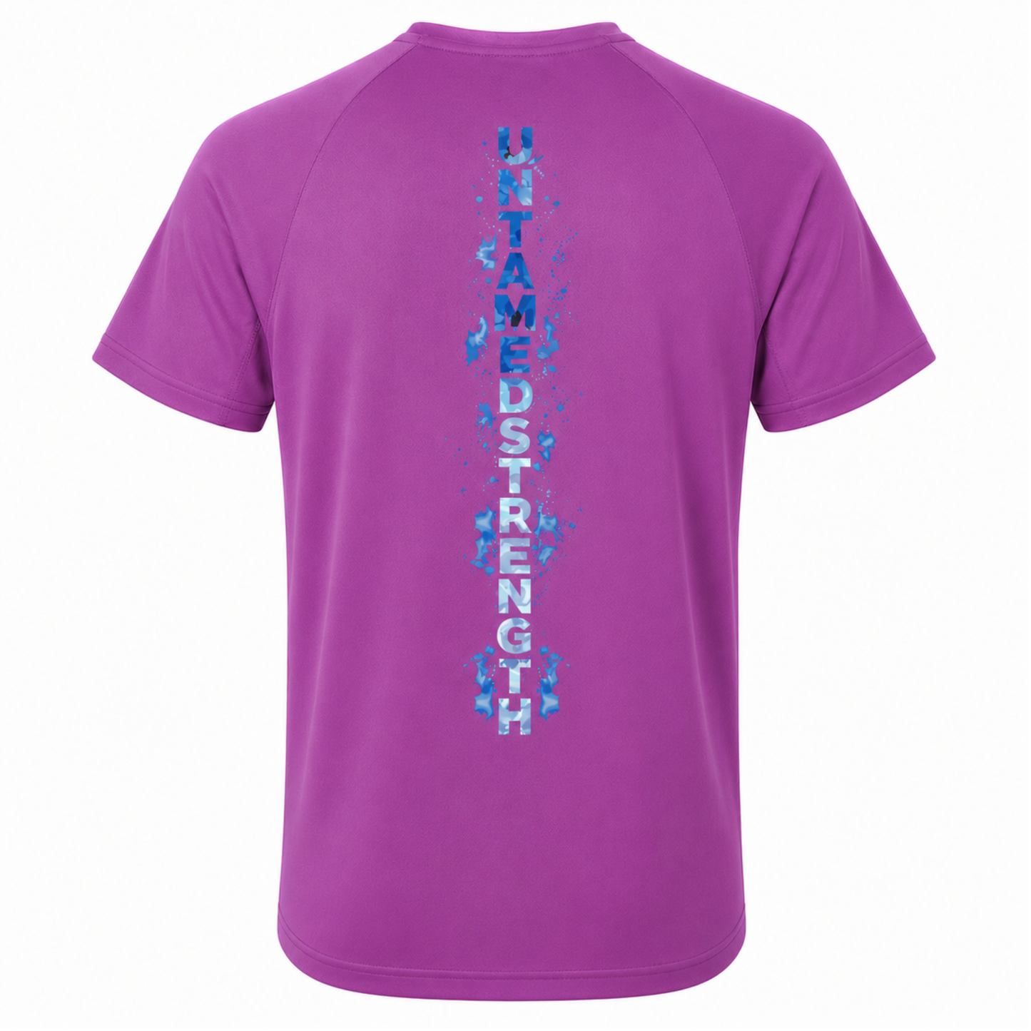 WILDBEAR - Standard Adult Sport Tech T Shirt - Untamed Strength (Multiple Colours - Blue Logo)