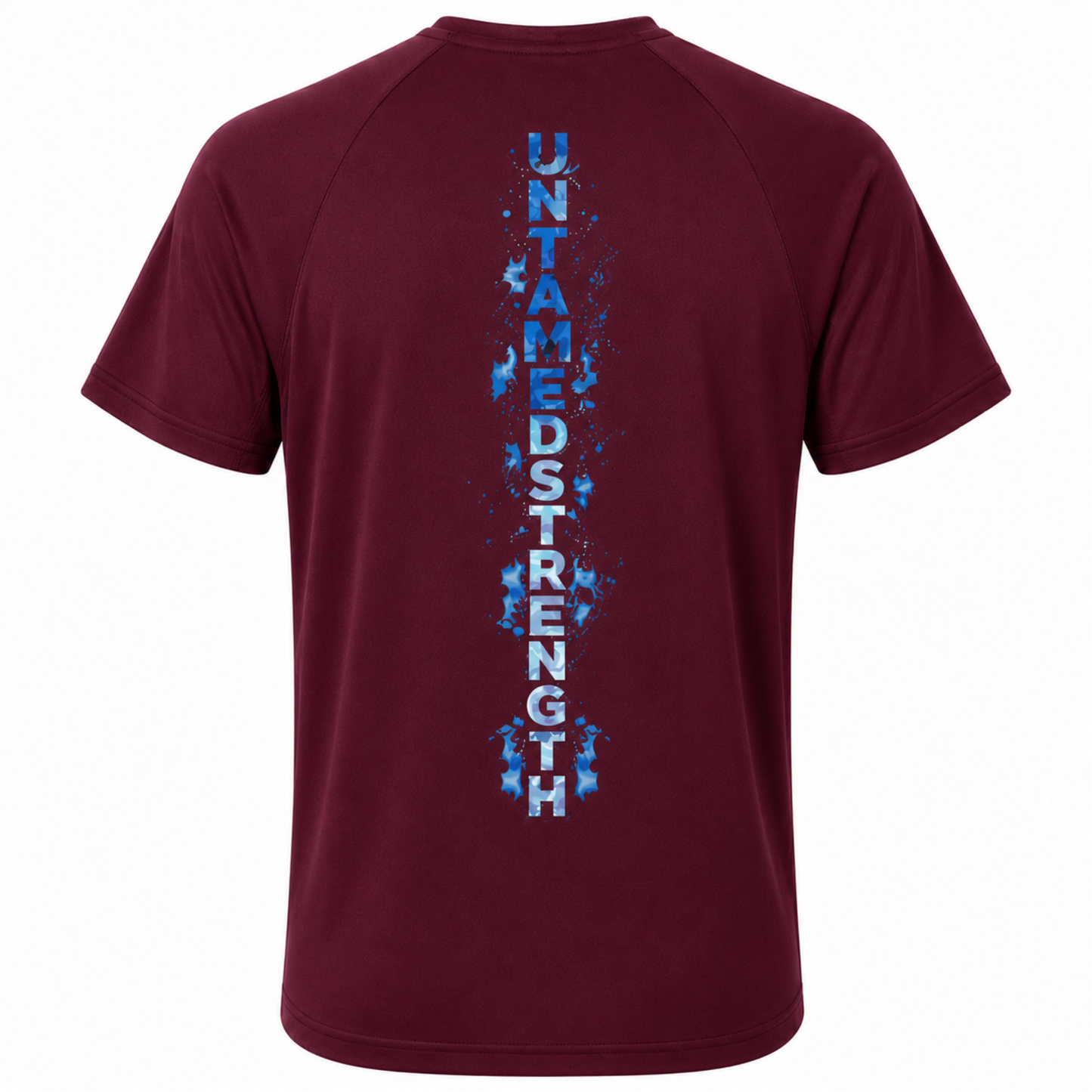 WILDBEAR - Standard Adult Sport Tech T Shirt - Untamed Strength (Multiple Colours - Blue Logo)