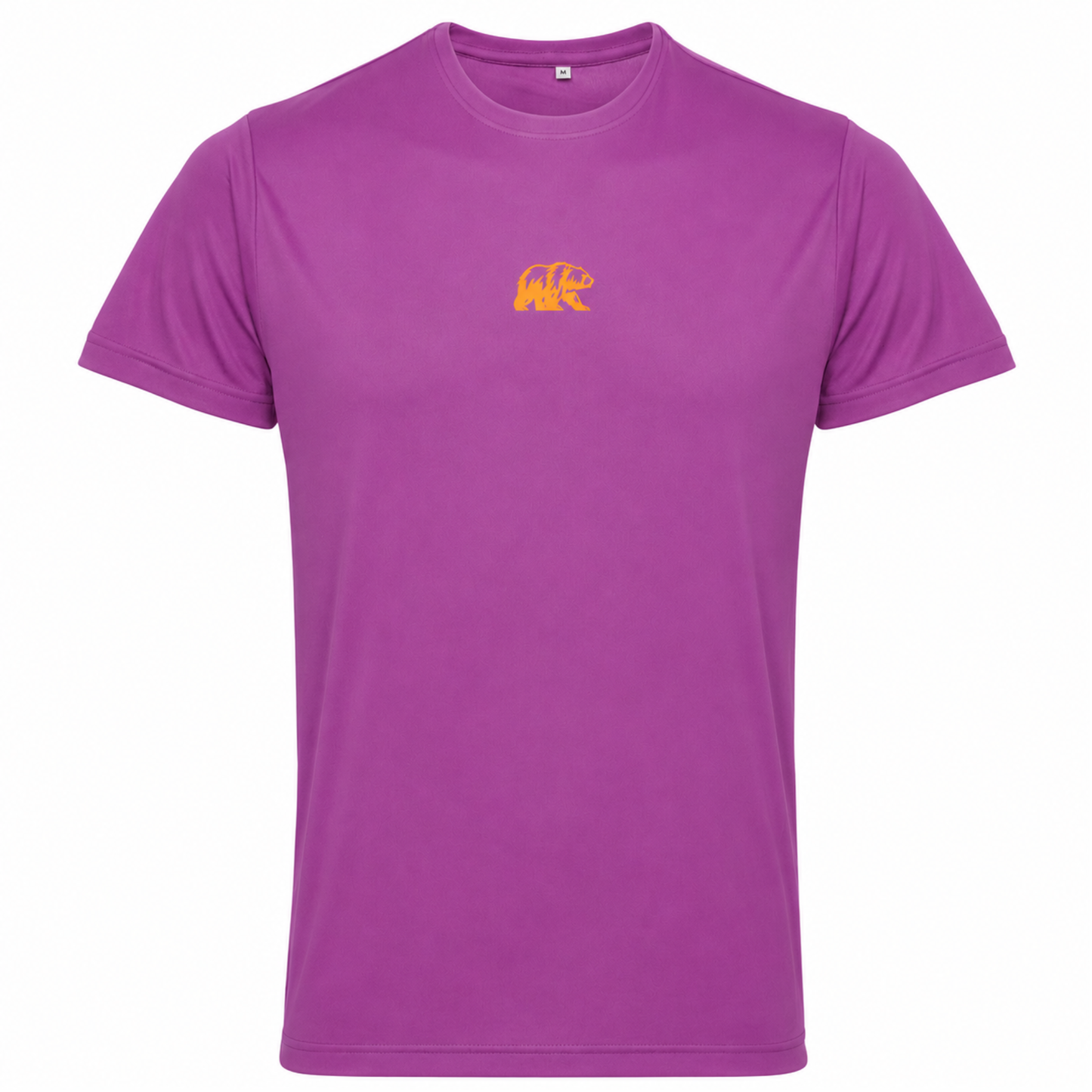 WILDBEAR - Standard Adult Sport Tech T Shirt - Untamed Strength (Multiple Colours - Amber Logo)