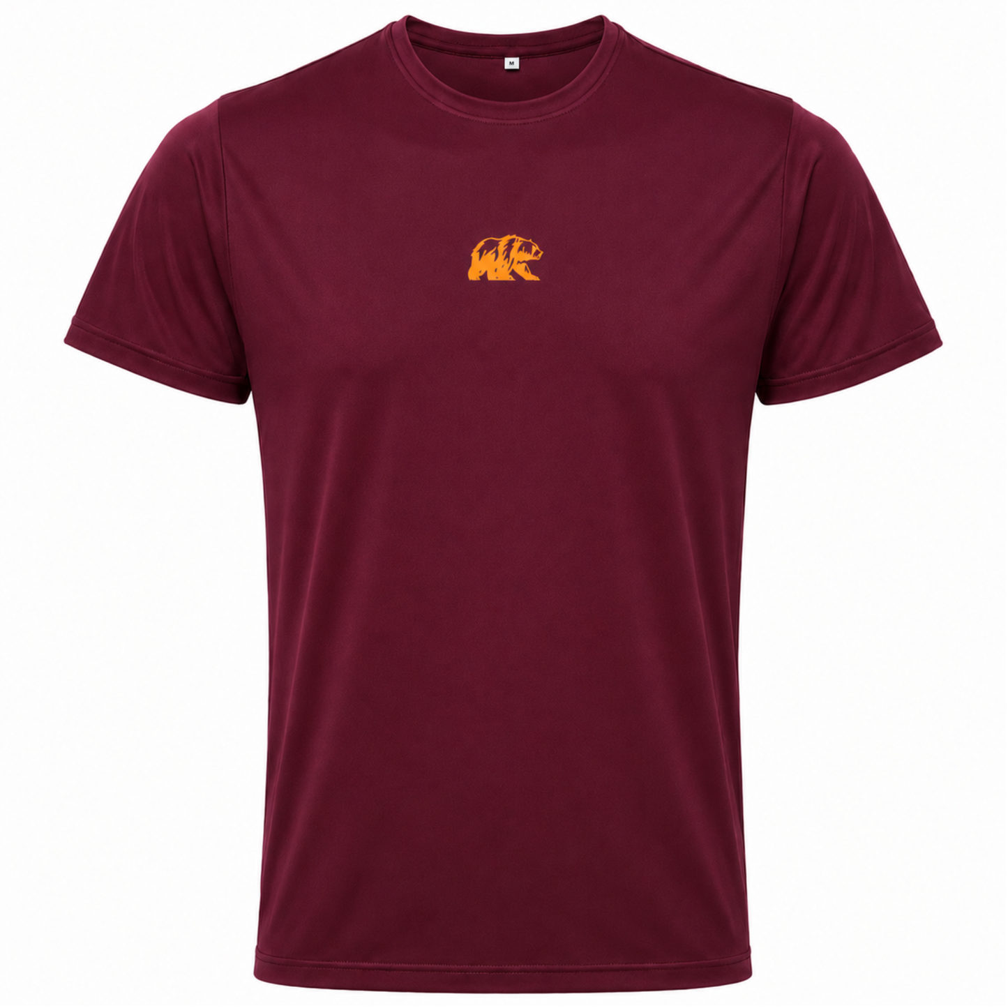 WILDBEAR - Standard Adult Sport Tech T Shirt - Untamed Strength (Multiple Colours - Amber Logo)