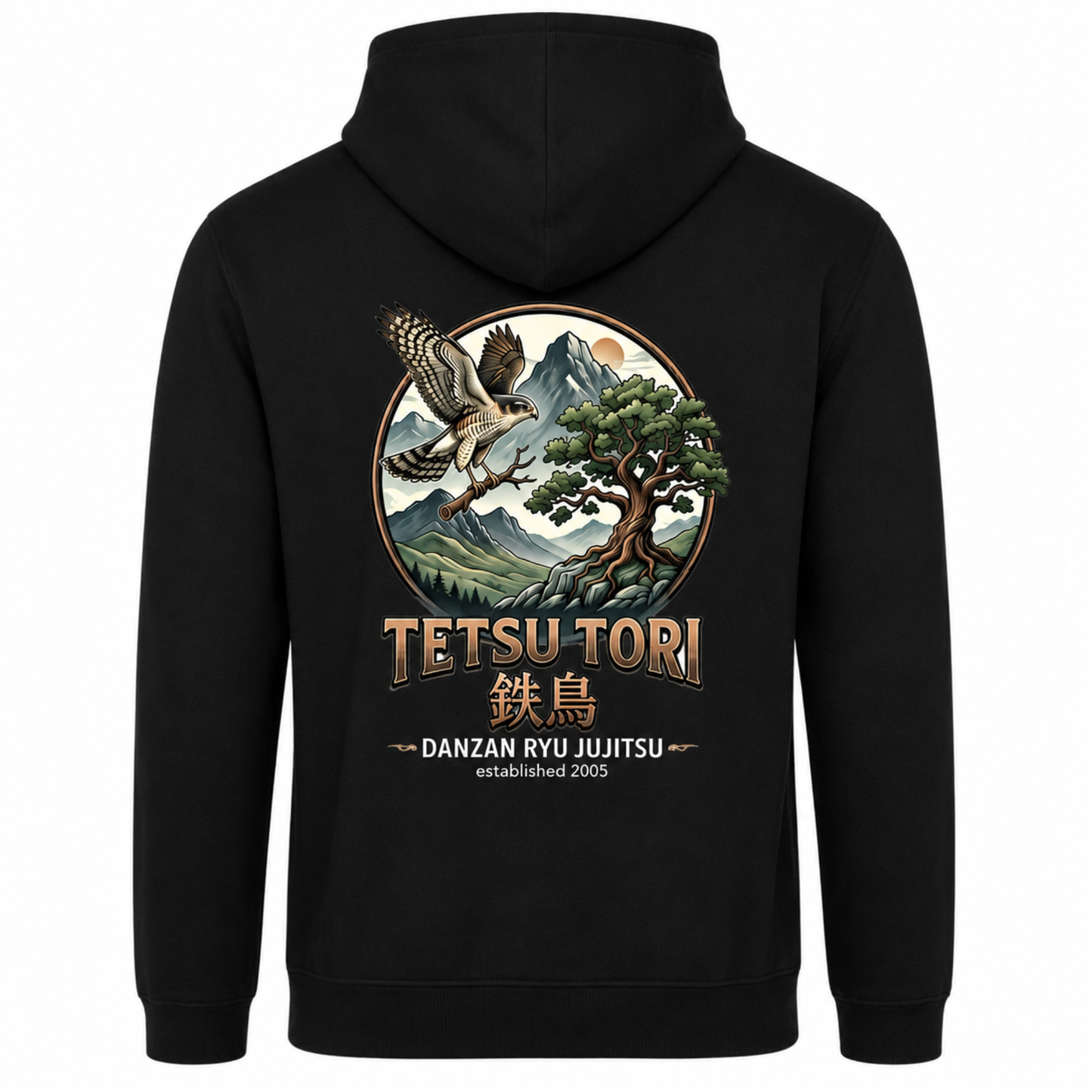 Tetsu Tori Ju-Jitsu - Black Pullover Hoodie (All Sizes & Designs)