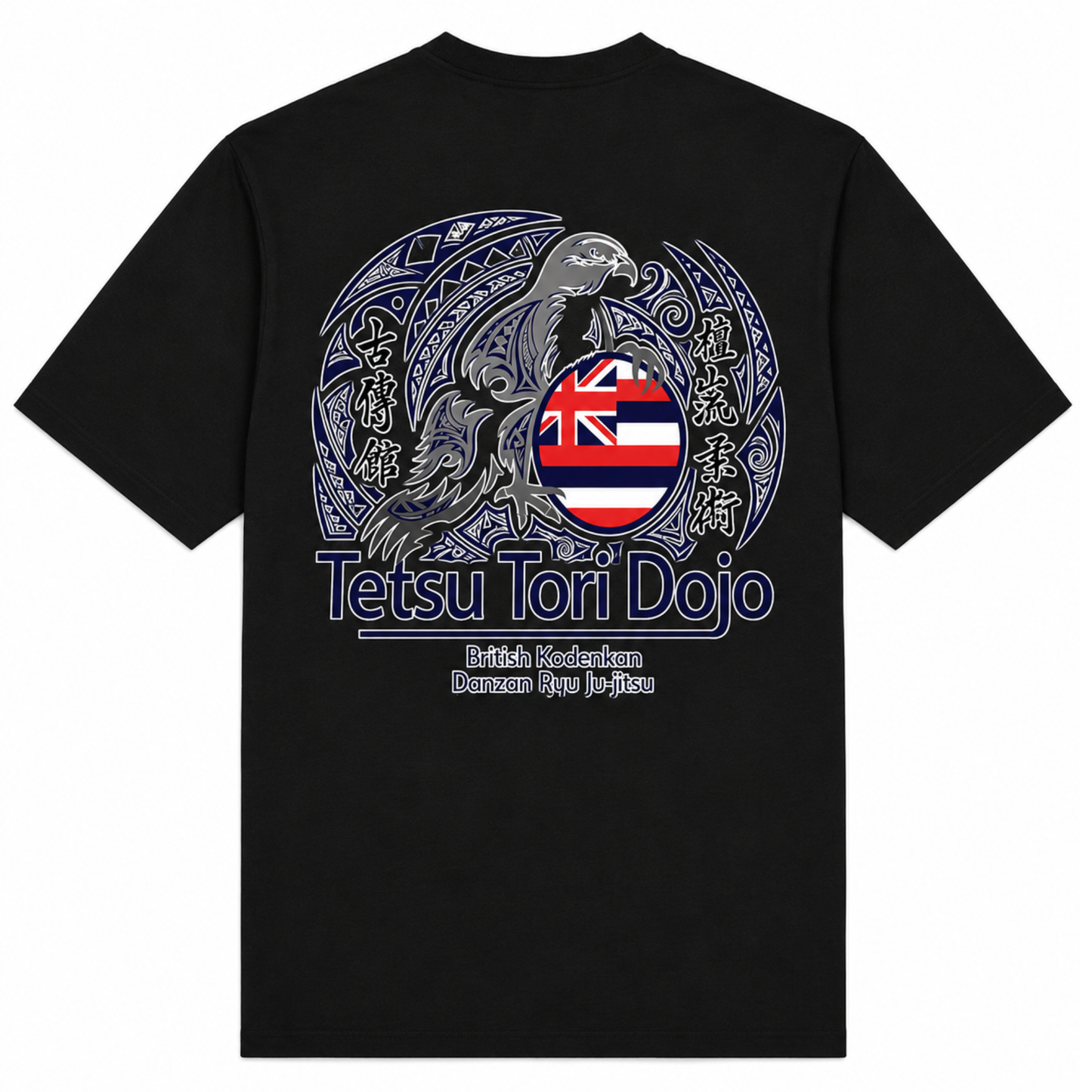 Tetsu Tori Ju-Jitsu - Black Cotton Tee (All Sizes & Designs)