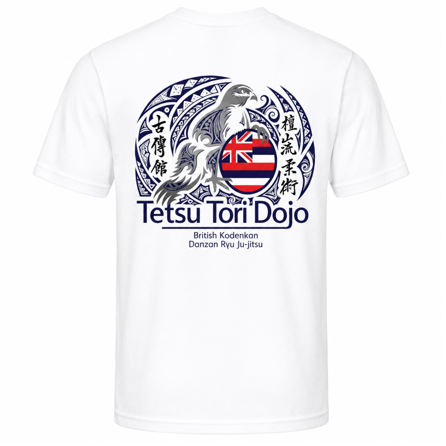 Tetsu Tori Ju-Jitsu - White Sports Poly Tee (All Sizes & Designs)