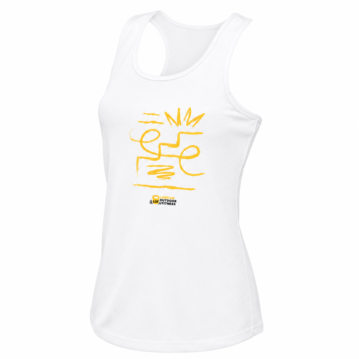 London Outdoor Fitness - Sports Poly Tech Vest 'Icon' (Female Cut All Colours)