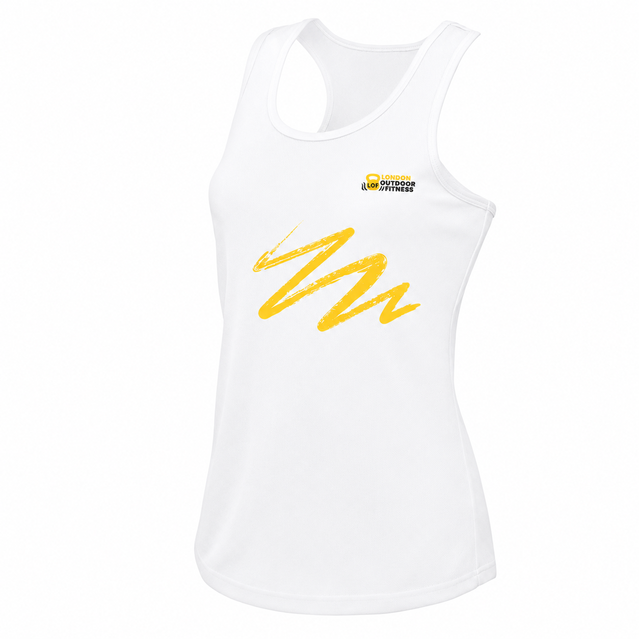 London Outdoor Fitness - Sports Poly Tech Vest 'Squiggle' (Female Cut All Colours)