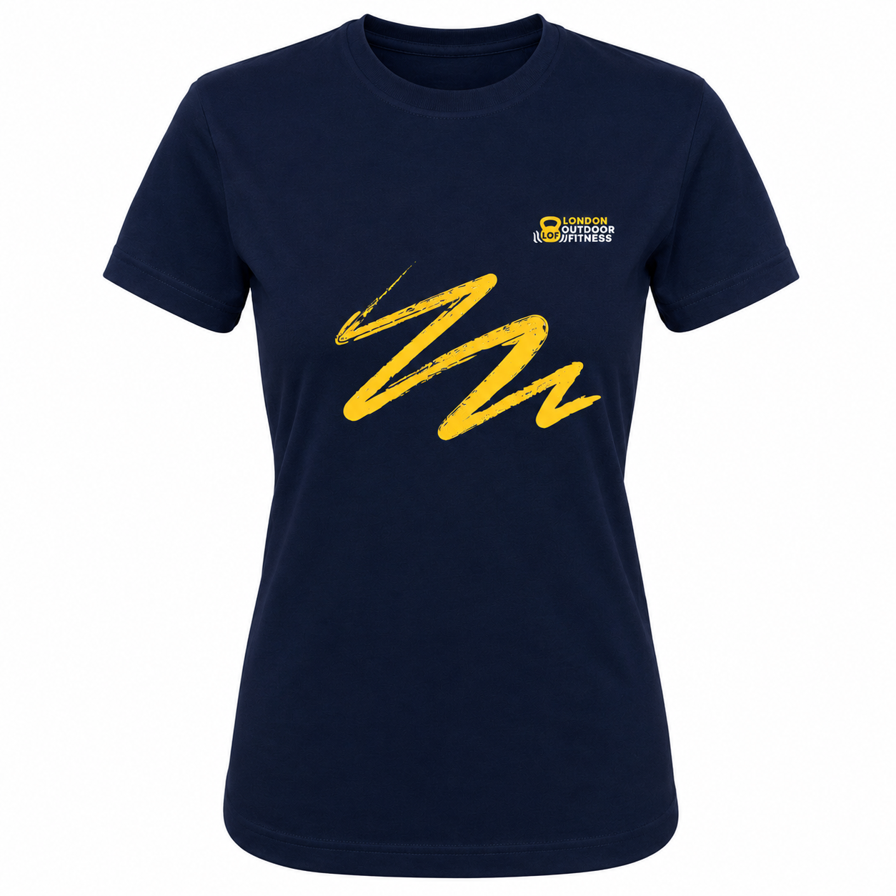 London Outdoor Fitness - Sports Poly Tech Tee 'Squiggle' (Female Cut All Colours)