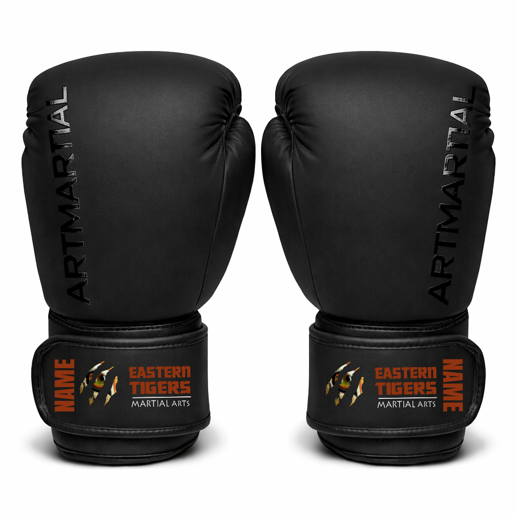 Eastern Tigers - Boxing Gloves with Personalisation (All Sizes)