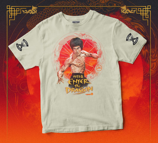 BRUCE LEE 'enter THE DRAGON' - ADULT T SHIRT