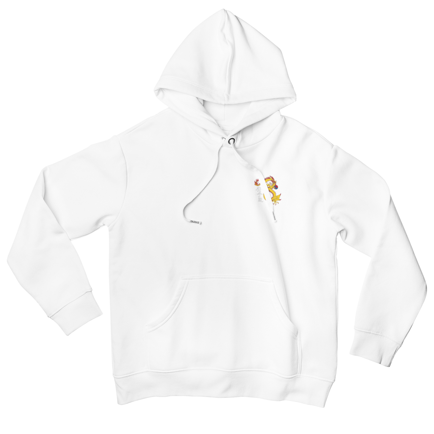 dragon tsd - ADULT HOODY White (Back logo)