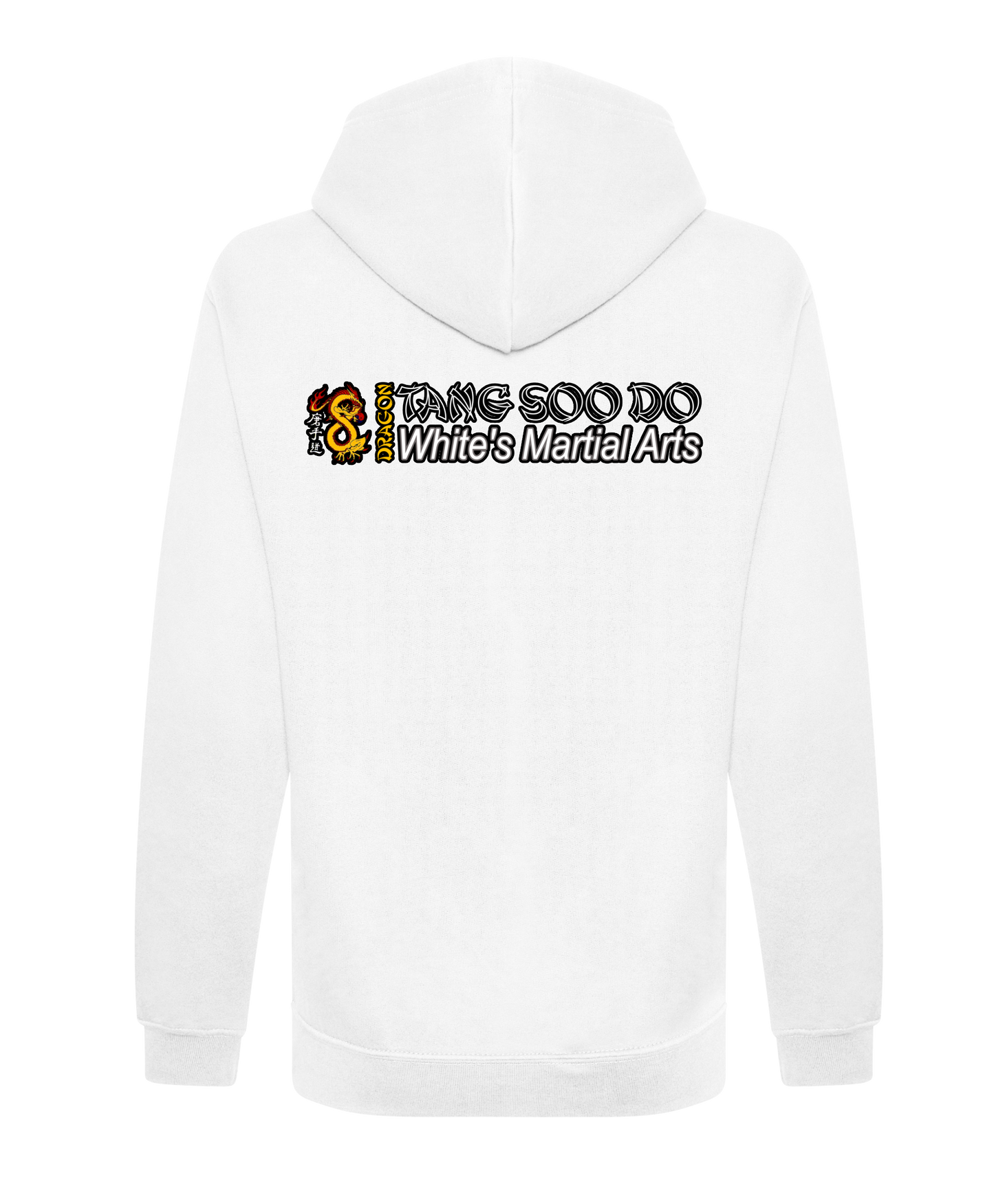 dragon tsd - ADULT HOODY White (Back logo)