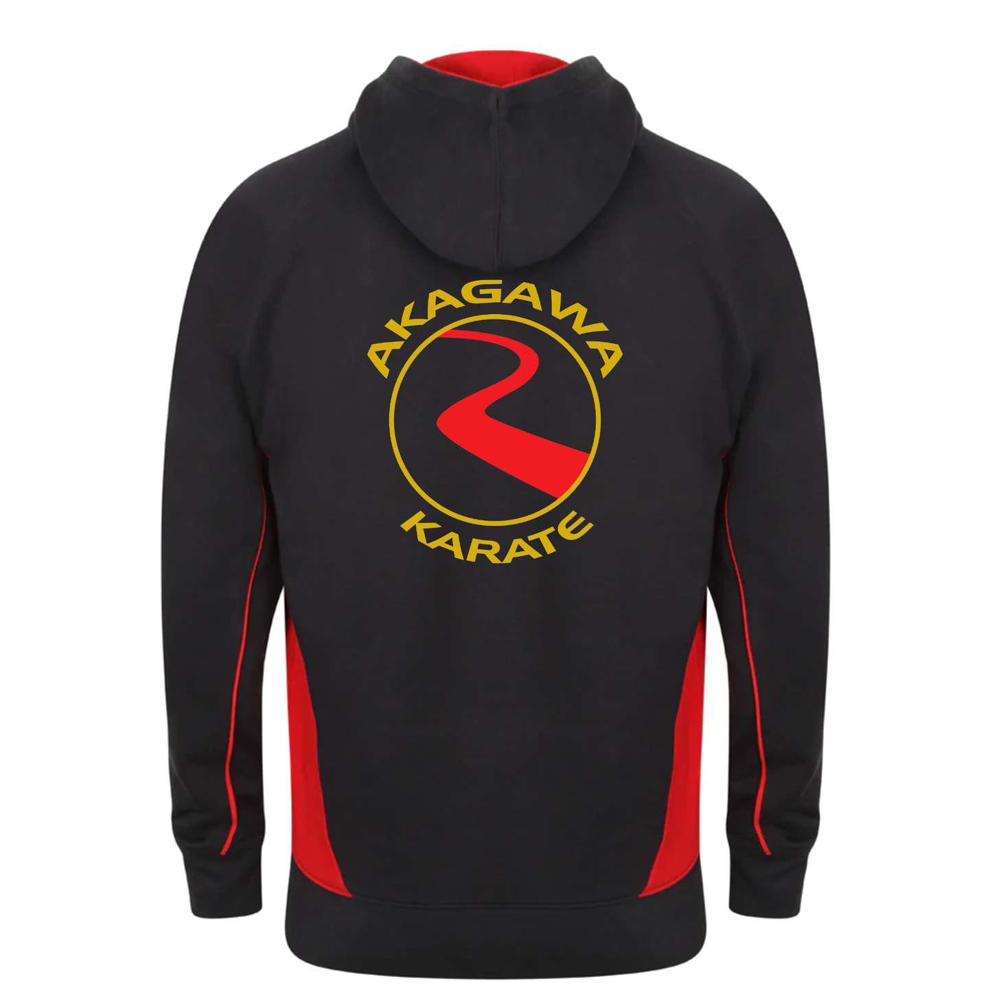 Akagawa Karate - Junior 2 Tone Heavy Weight Hoodie (Embroidered Front Logo)