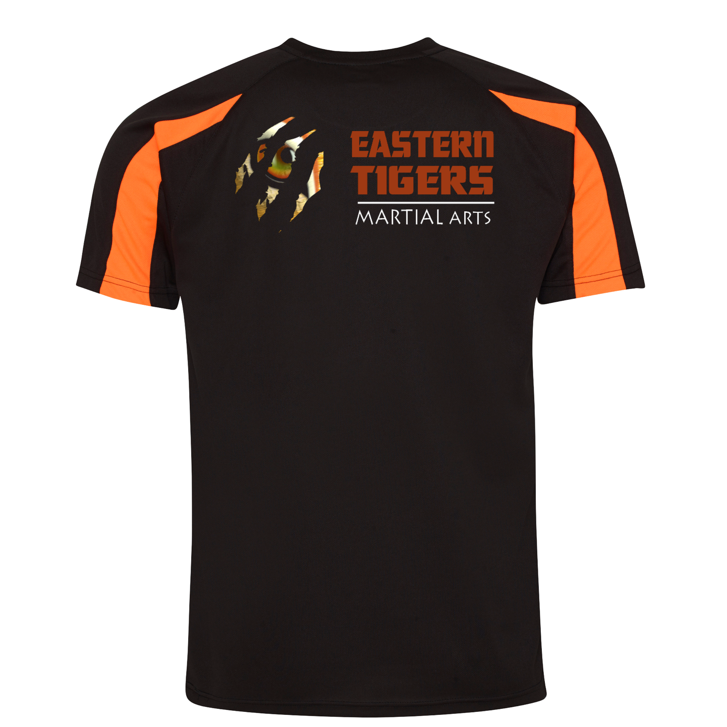 Eastern Tigers Martial Arts - 2 Tone Sports Poly Tee (Adult Only)