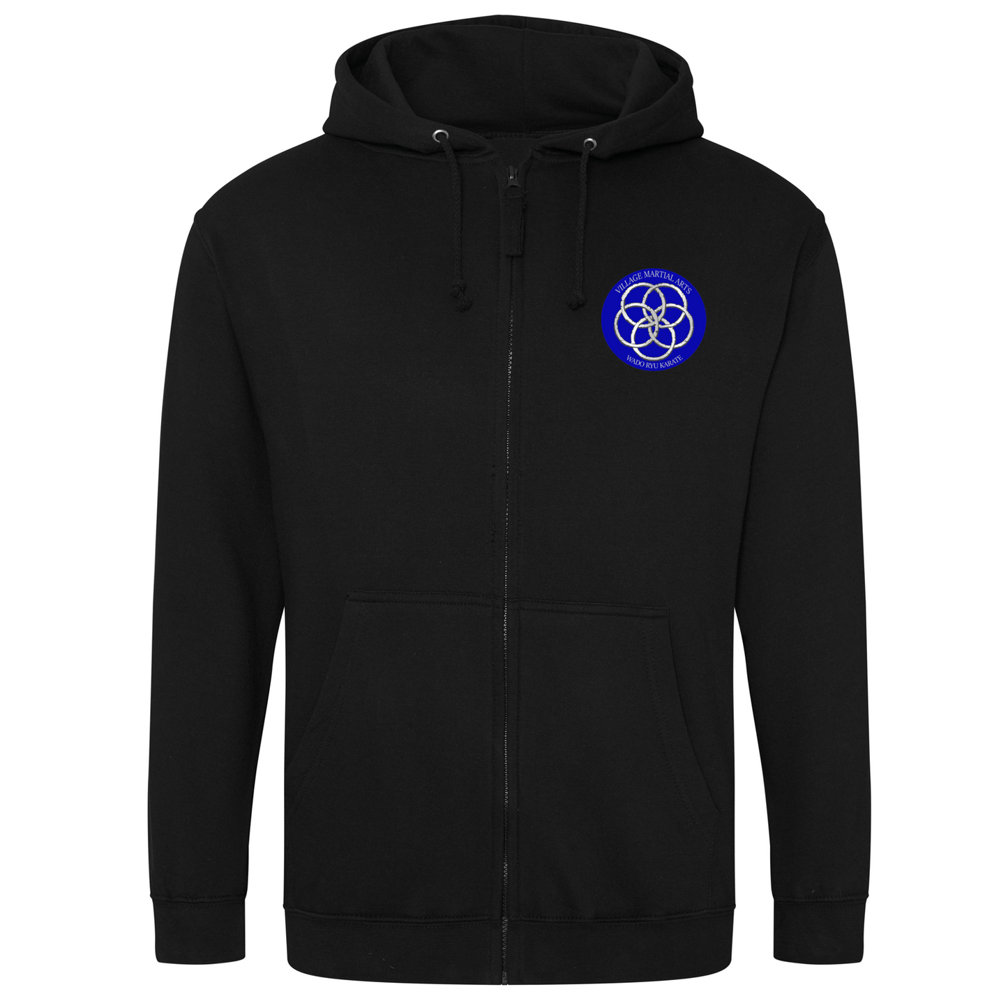 Village Martial Arts - (VMA) Full Zip Hoodie (All Sizes & Colours)