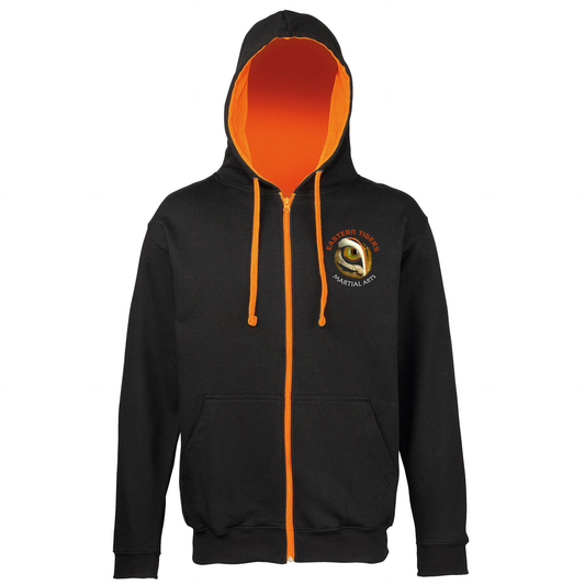 Eastern Tigers Martial Arts - Full Zip 2 Tone Hoodie (Adult Only)