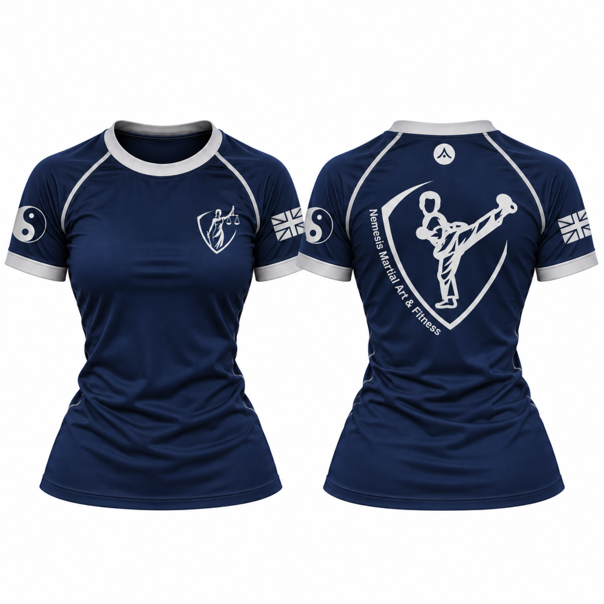 Nemesis Martial Arts & Fitness - Female Cut Sublimated Sports T Shirt - Member