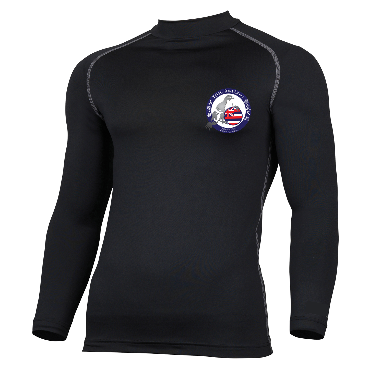 Tetsu Tori Ju-Jitsu - Black Long Sleeved Compression Top (All Sizes & Designs)