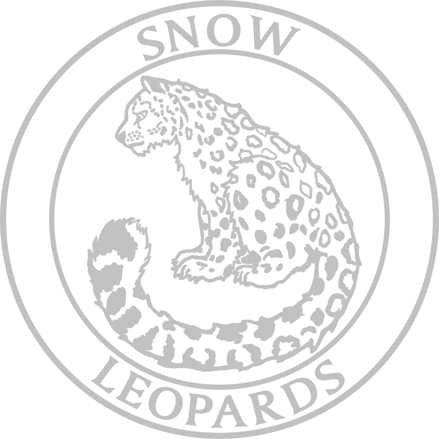 Snow Leopards Grey - Junior Hoody