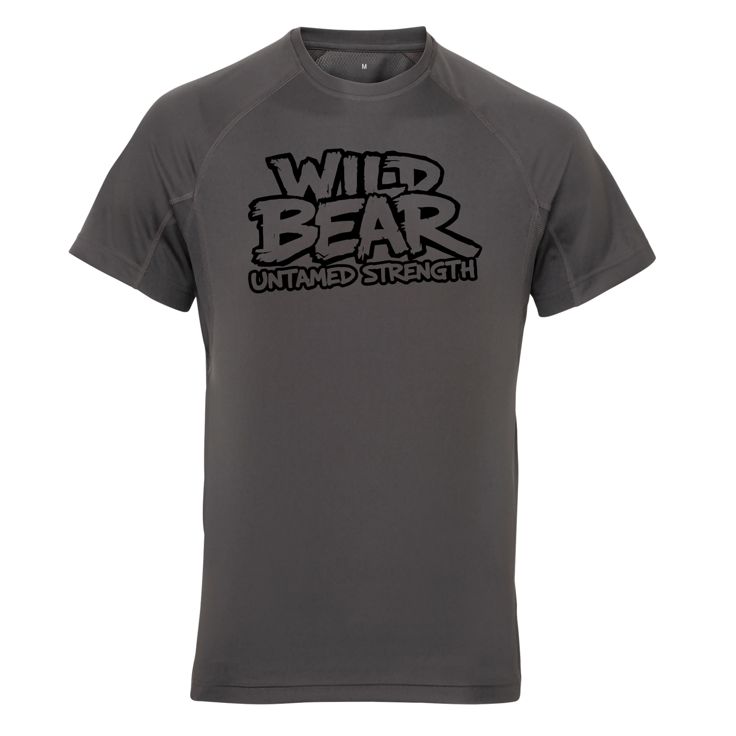 WILDBEAR - Premium Adult Sports Tech T Shirt V2 (Multiple Colours - Black Logo)