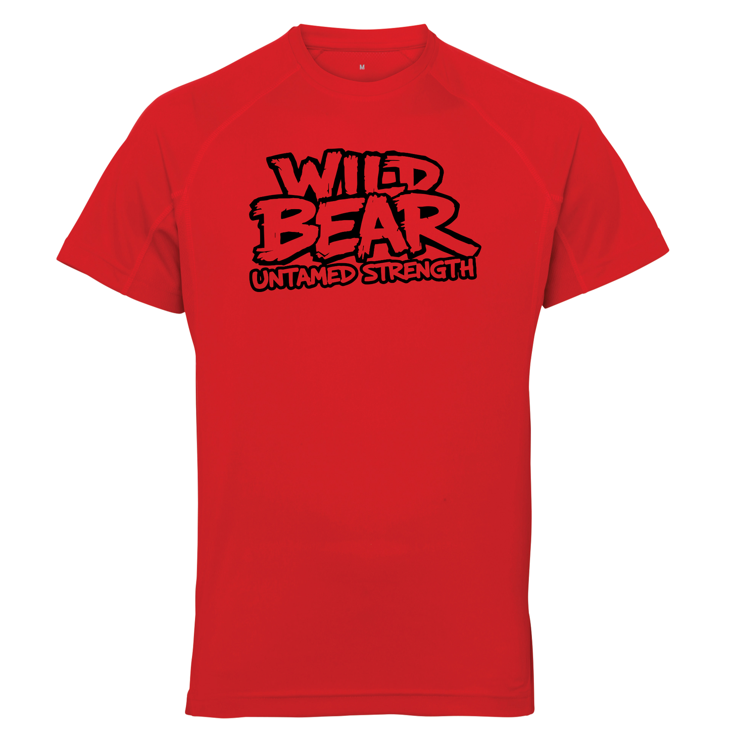WILDBEAR - Premium Adult Sports Tech T Shirt V2 (Multiple Colours - Black Logo)
