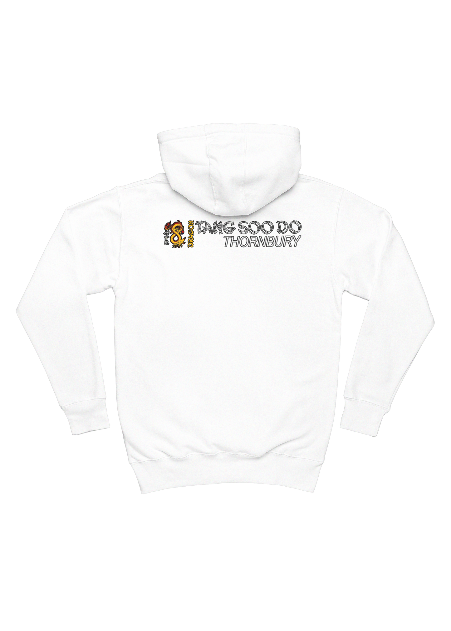 Dragon tsd THORNBURY - ADULT HOODY White (Back logo)