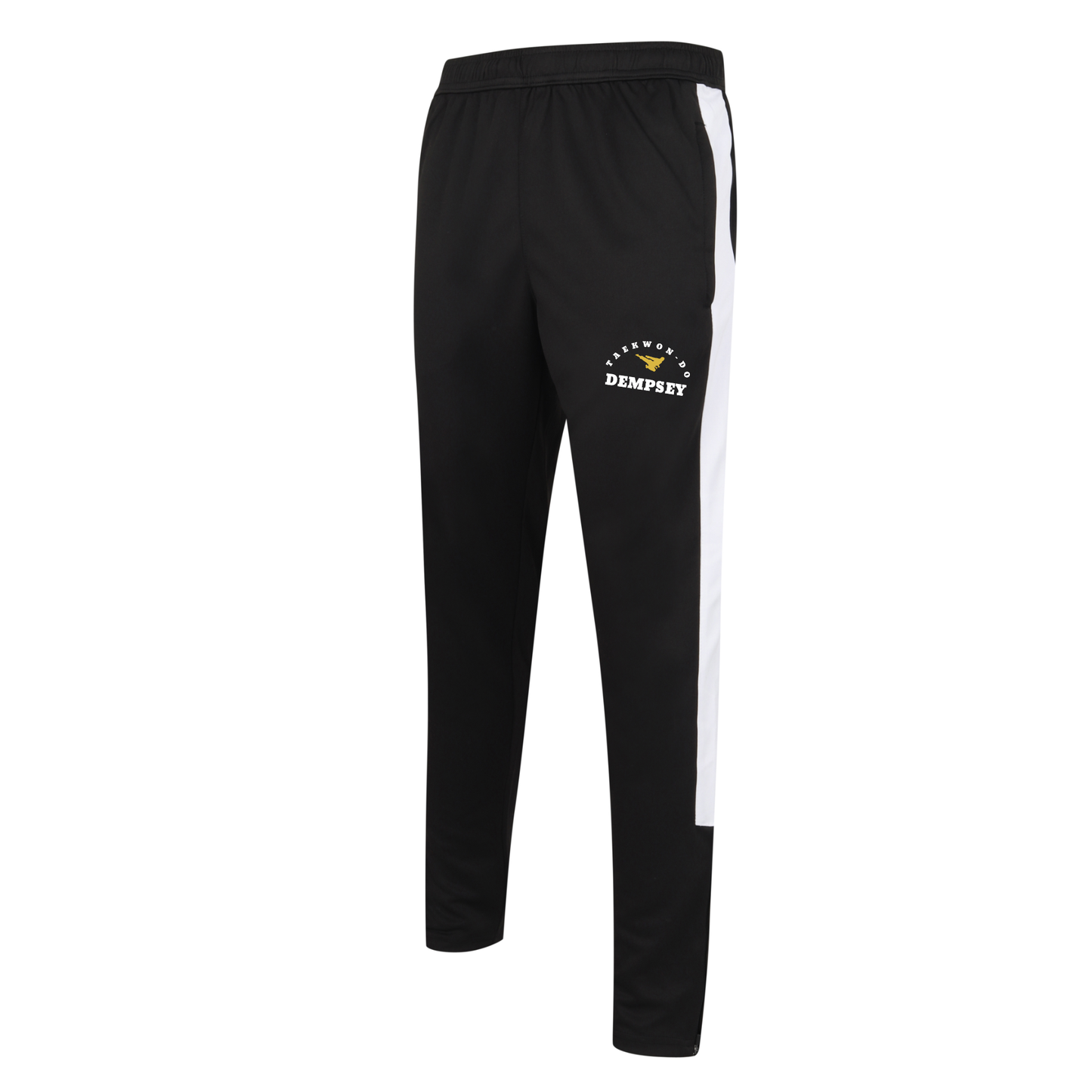 Dempsey TKD - Trackies: Black & White (All Sizes)