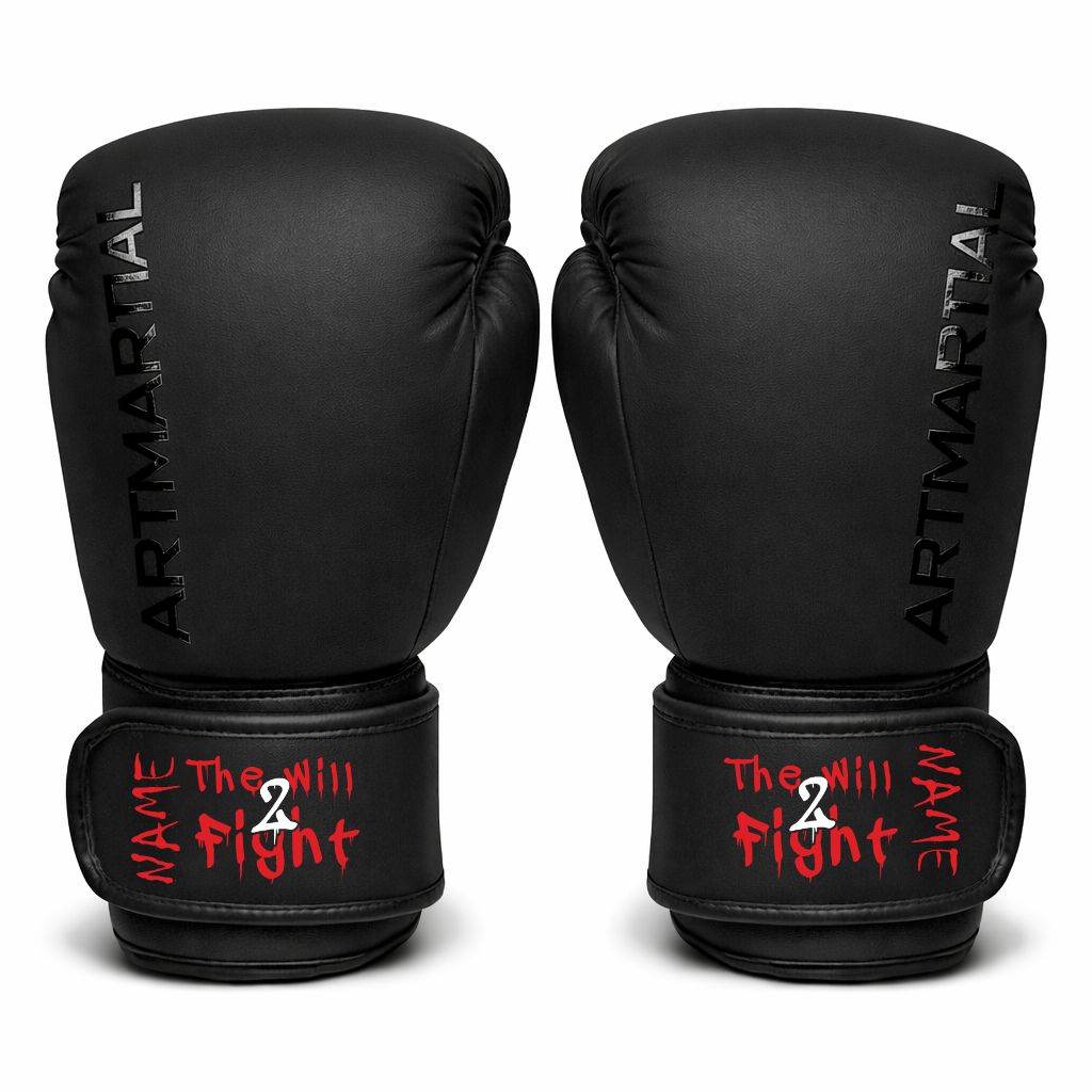 Will to Fight: Boxing Gloves - 6oz with Personalisation
