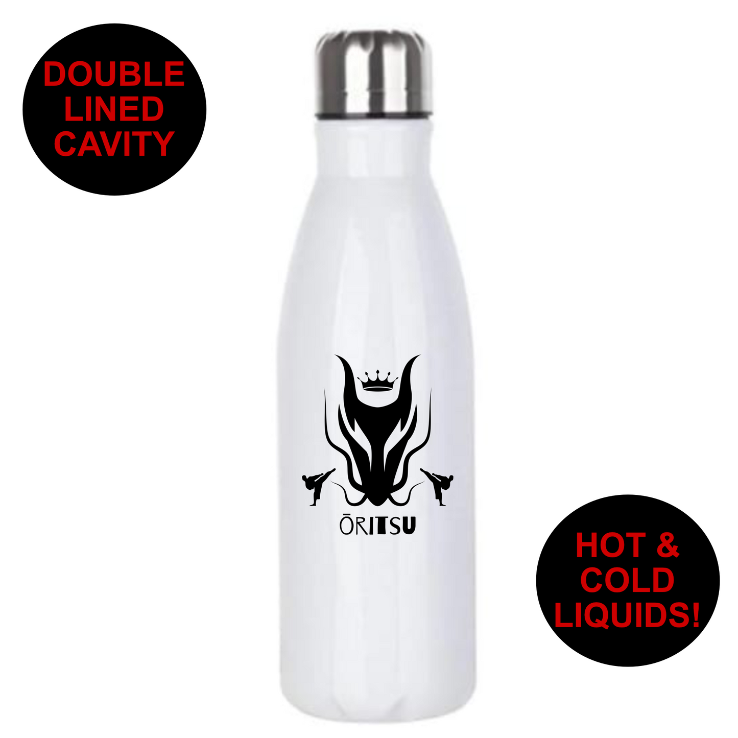 Oritsu Martial Arts - Premium Stainless Steel 650ml Water Bottle