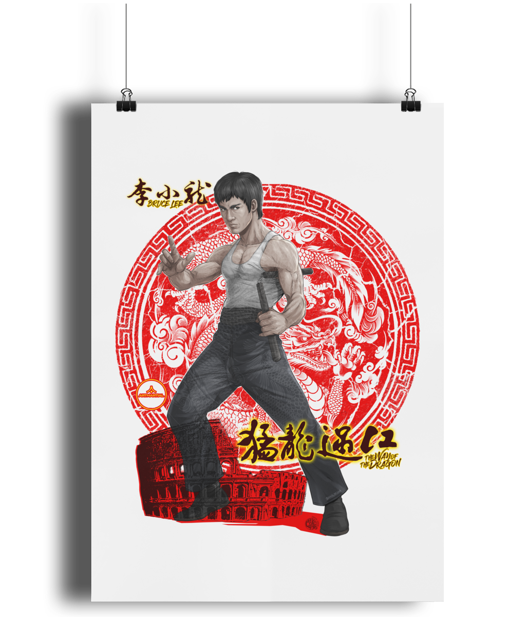 BRUCE LEE 'Way Of The Dragon' - Art Print