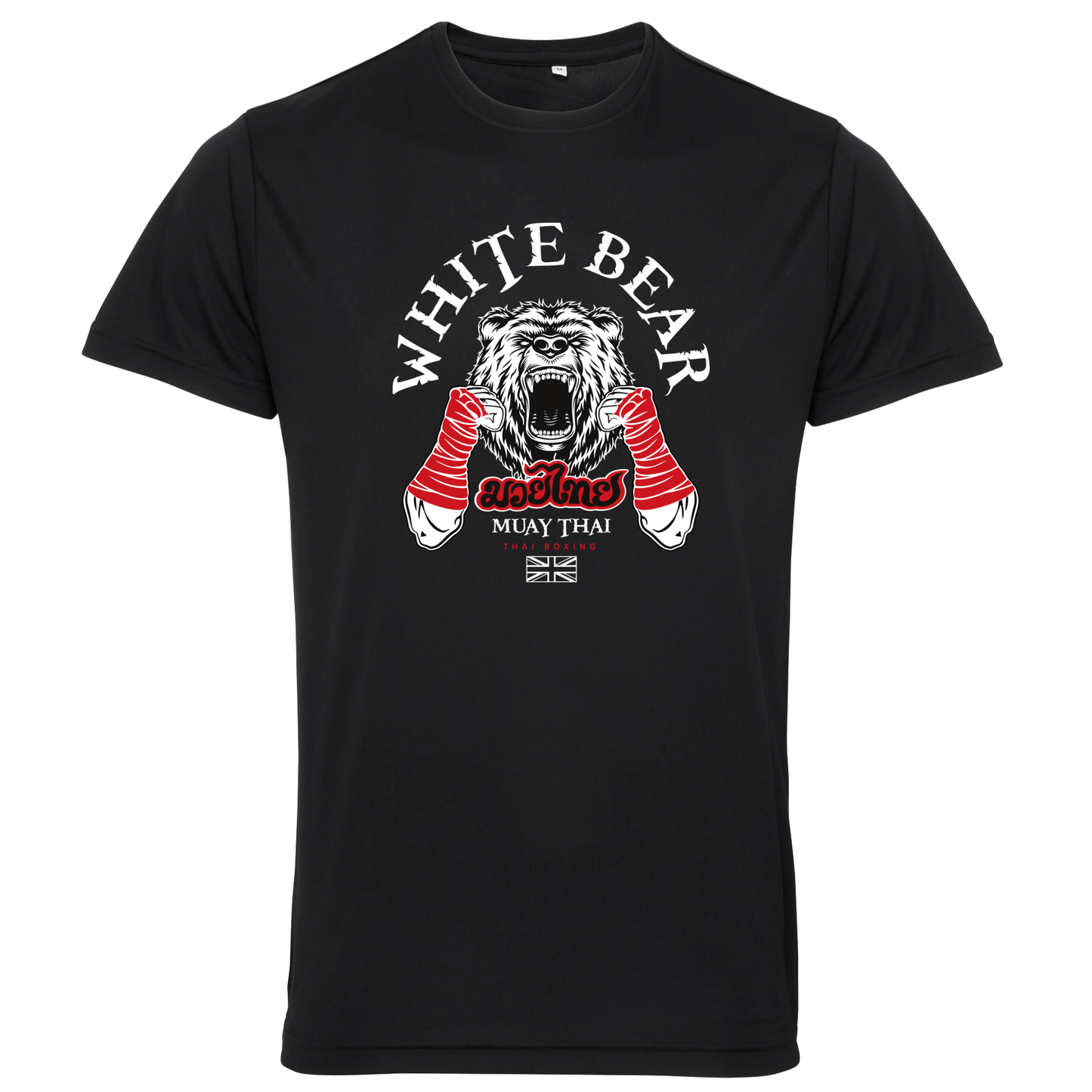 White Bear Muay Thai - Sports Poly Tee (All Sizes/Colours/Designs)