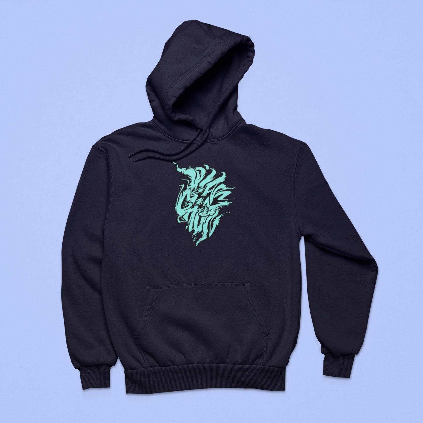 Wing Chun 80's Turquoise - Adult Hoody