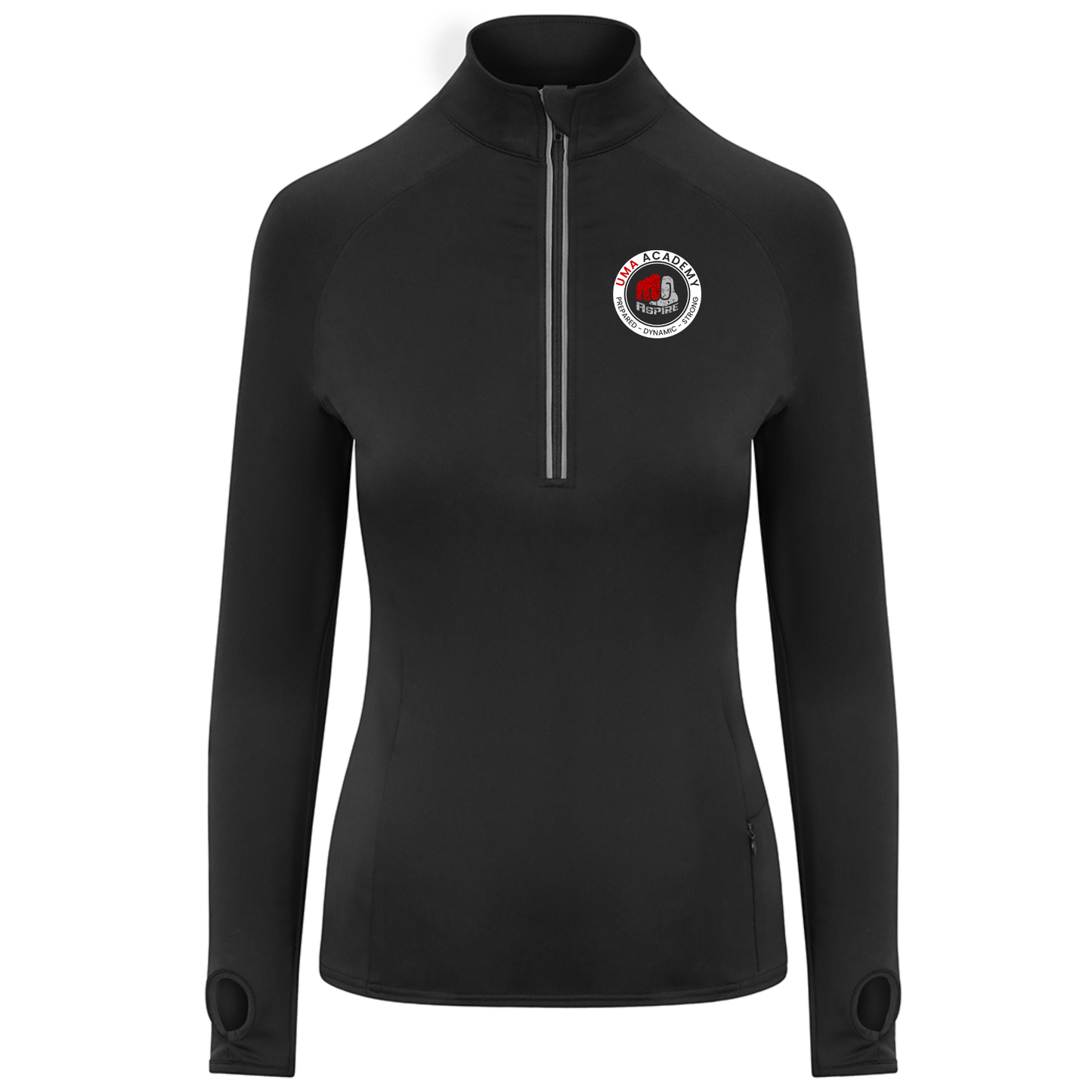 Aspire UMA Academy Women's Cut '1/4 Zip Active Fit' Training Top