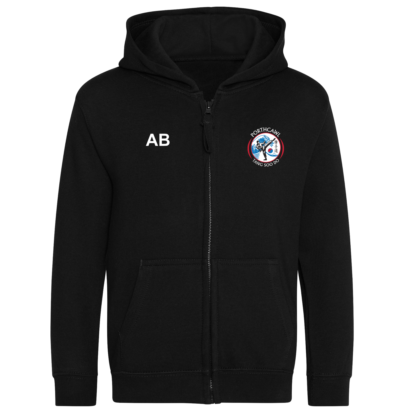 Porthcawl Tang Soo Do - Junior Full Zip Hoodie