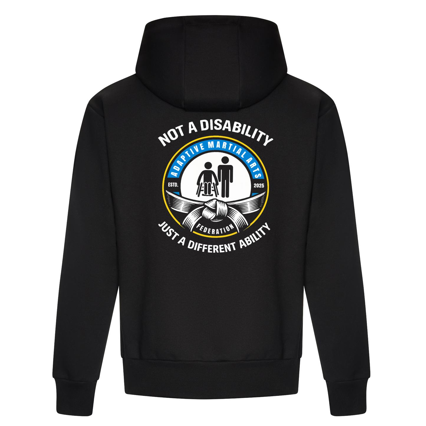 Adaptive MA Federation - Adult Full Zip Hoodie - Black