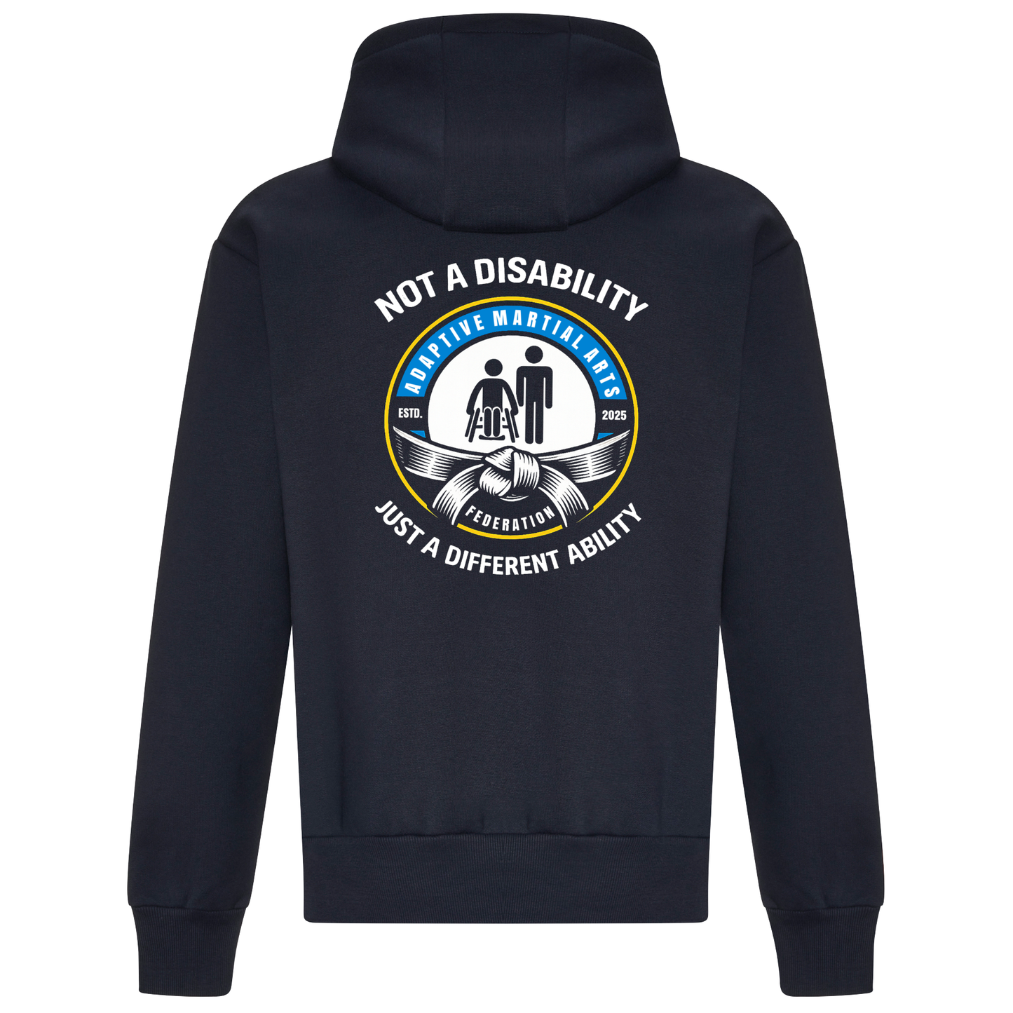 Adaptive MA Federation - Adult Full Zip Hoodie - Navy
