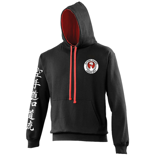 Alford Karate - 2 Tone Black & Red Hoodie (All Sizes)