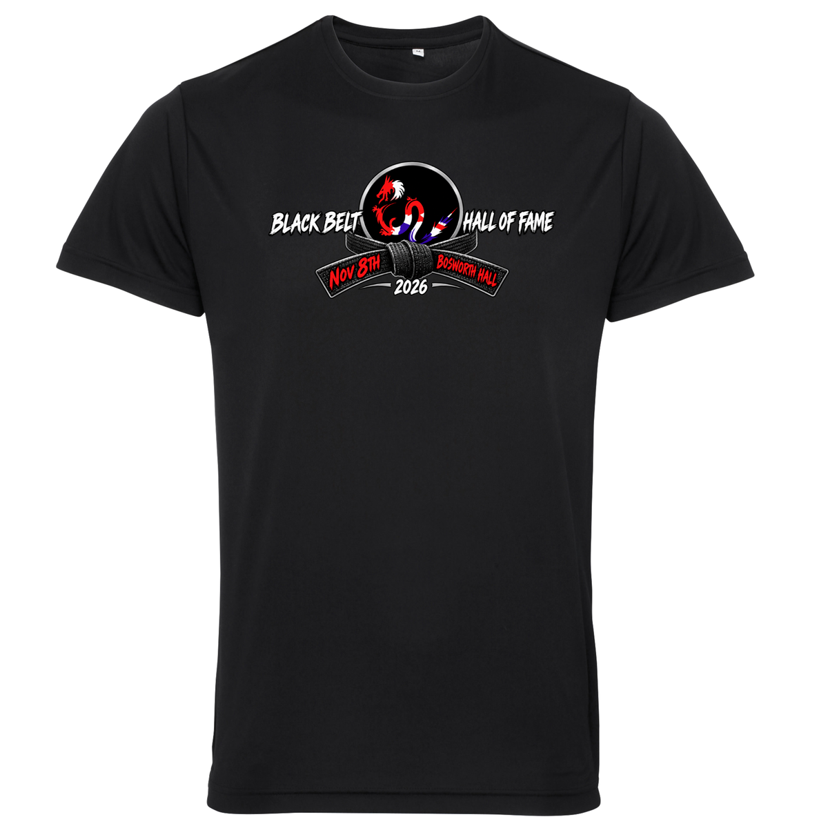 Blackbelt Hall of Fame Award 2026 - Sports Poly Tech T Shirt (All Sizes)