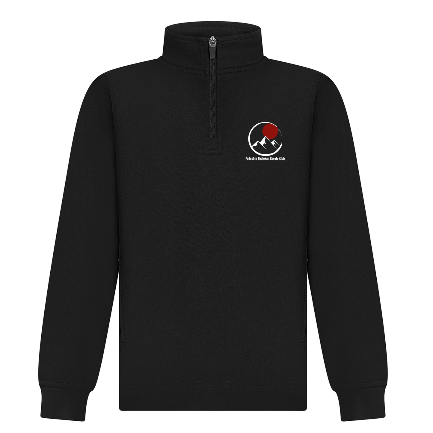 Fudoshin Shotokan Karate Club - Junior ¼ Zip Tracksuit Top (All Colours)