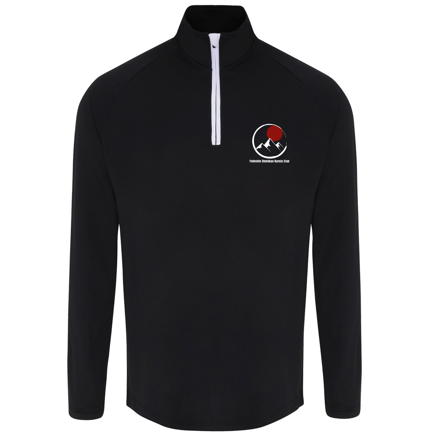 Fudoshin Shotokan Karate Club - 1/4 Zip Active Top (Unisex Adult Sizing/All Colours)