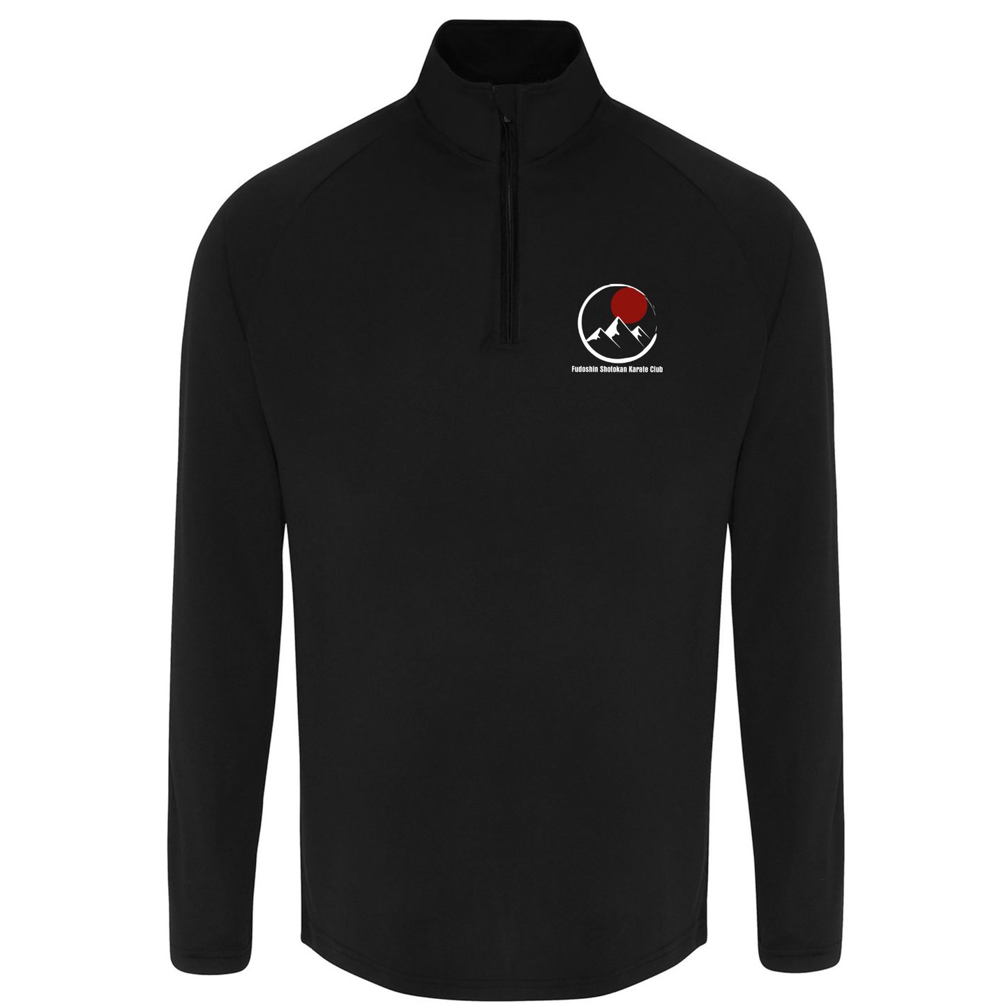 Fudoshin Shotokan Karate Club - 1/4 Zip Active Top (Unisex Adult Sizing/All Colours)