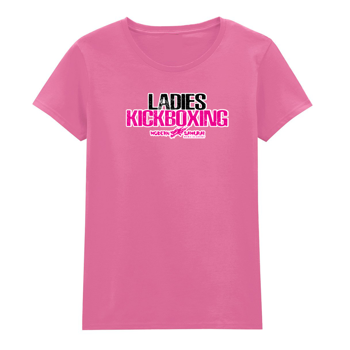 Modern Samurai Martial Arts: Ladies Kickboxing - Cotton Tee (All Colours)