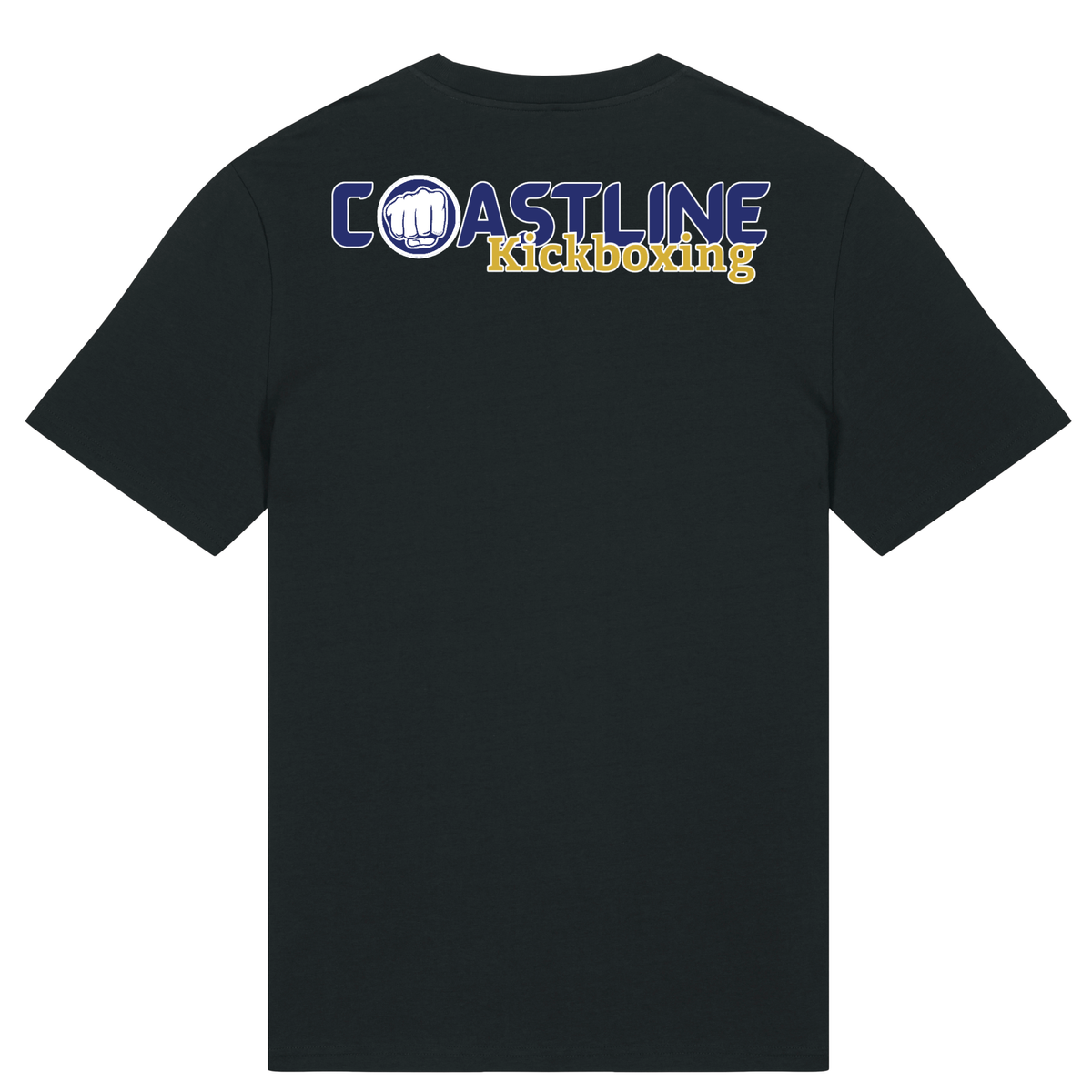 Coastline MA - Kickboxing Black Cotton Tee (Colour - All Sizes)