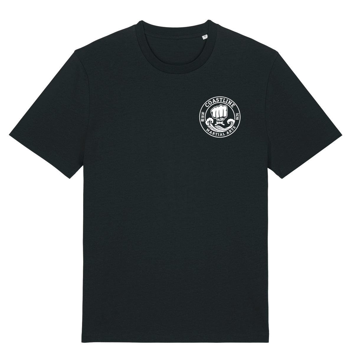 Coastline MA - Kickboxing Black Cotton Tee (Mono - All Sizes)