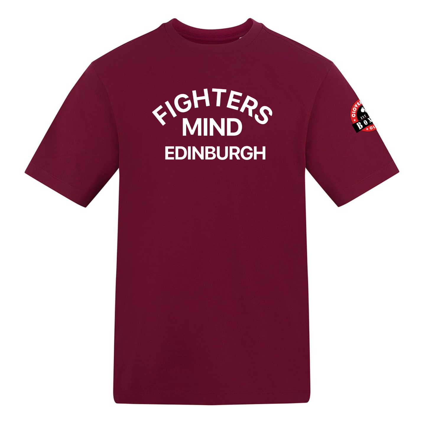 Fighters Mind - Cotton Tee - Maroon
