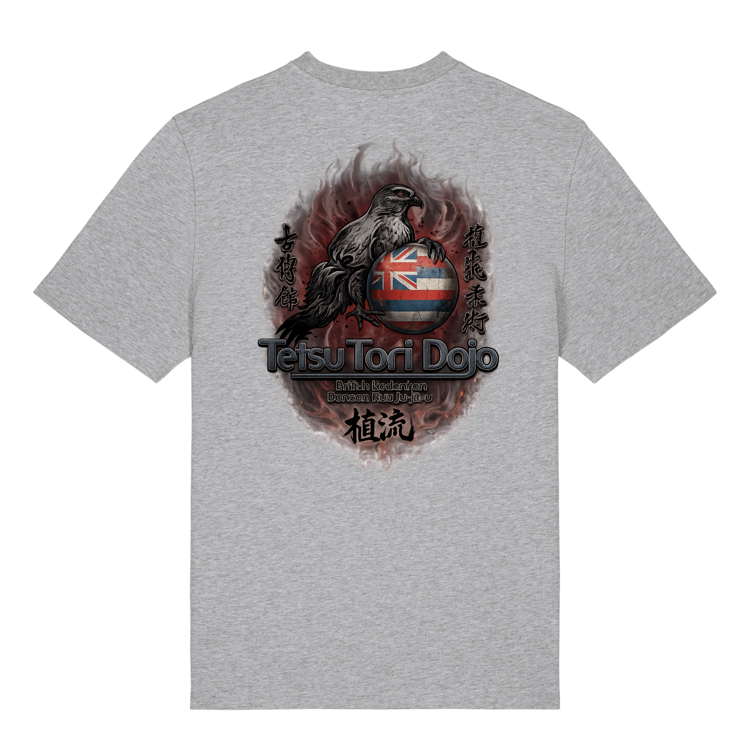 Tetsu Tori Ju-Jitsu - Grey Cotton Tee (All Sizes & Designs)
