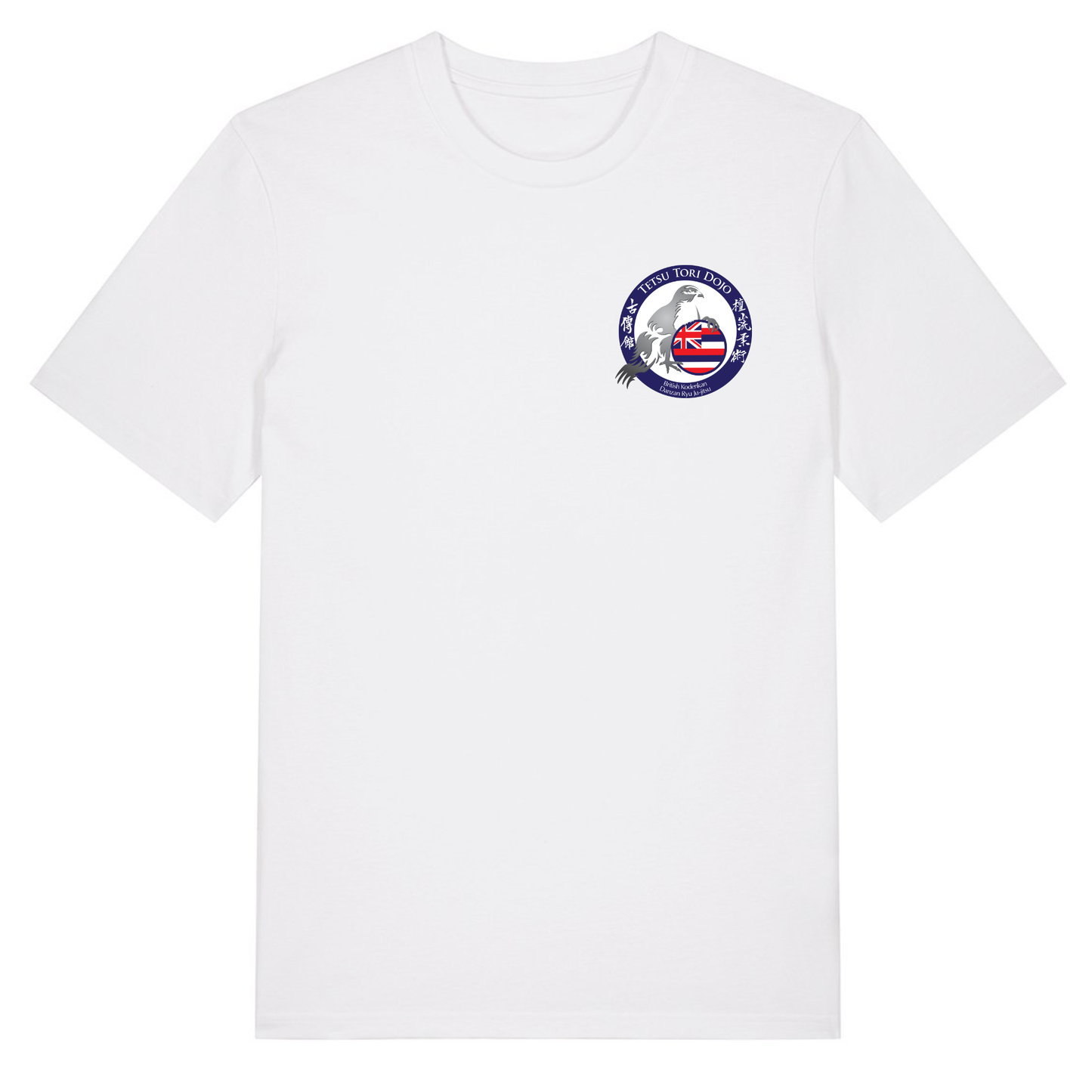 Tetsu Tori Ju-Jitsu - White Cotton Tee (All Sizes & Designs)