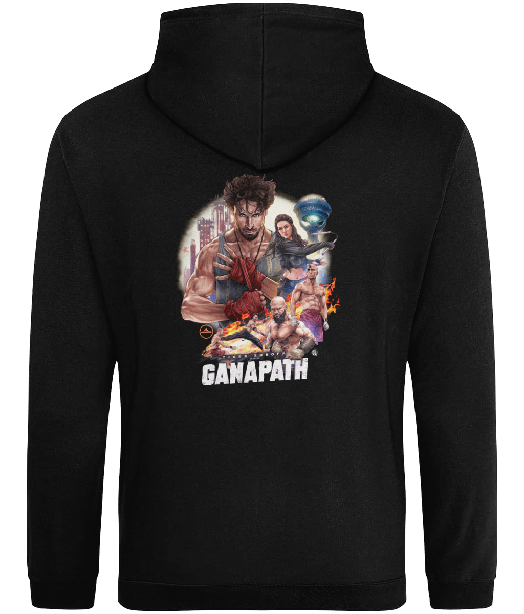 Tiger Shroff GANAPATH film promo - Hoody