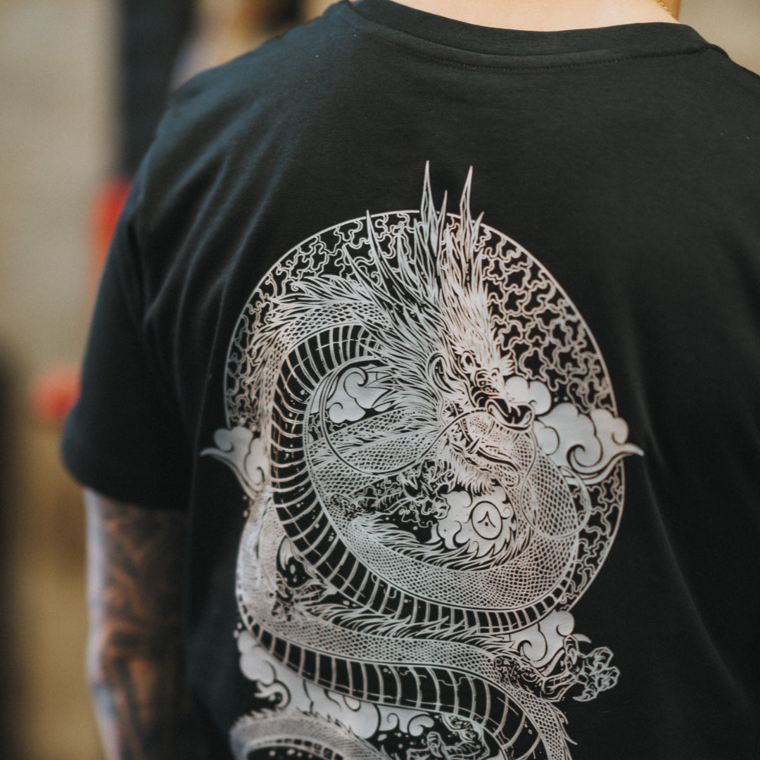 'Return of the Dragon' back design